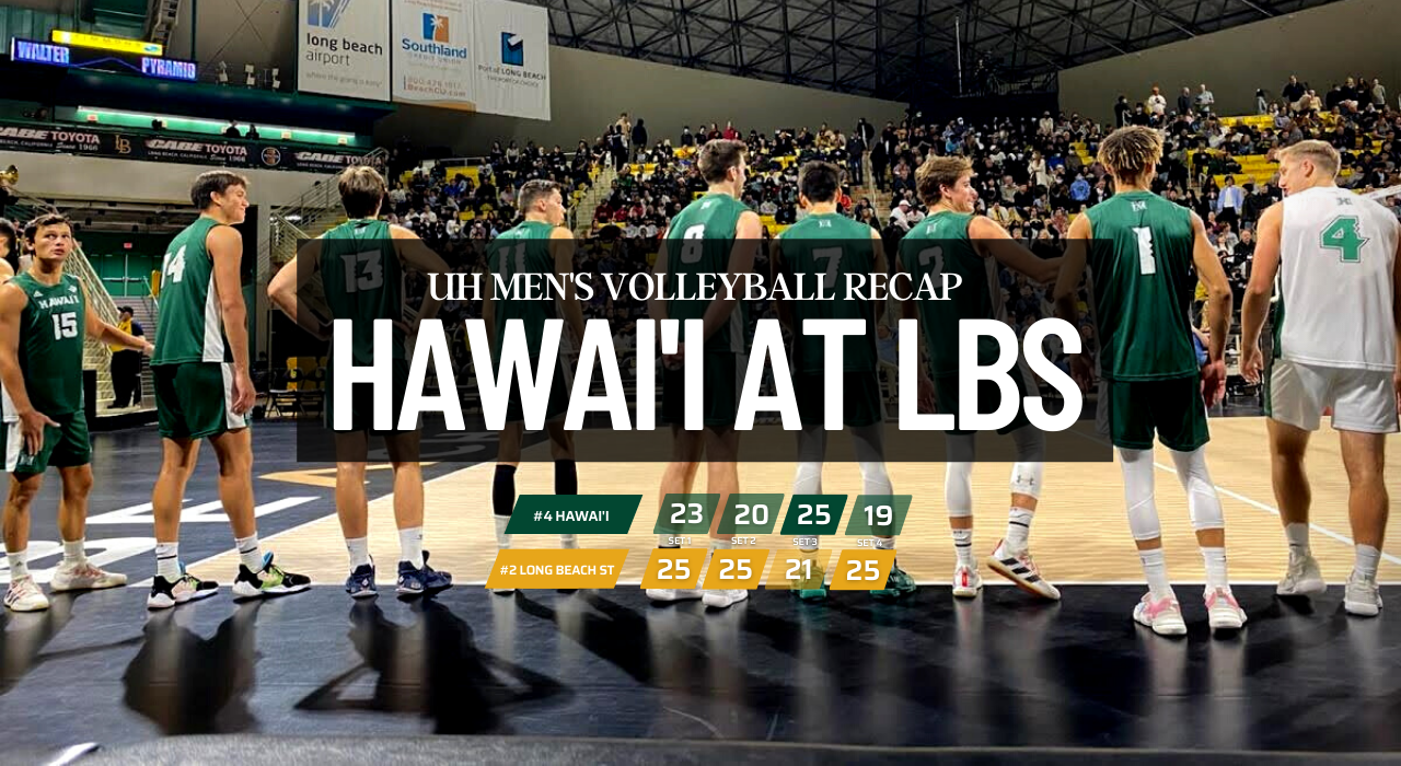 MEN’S VOLLEYBALL RECAP: HAWAI’I AT LBS | 4.2.22
